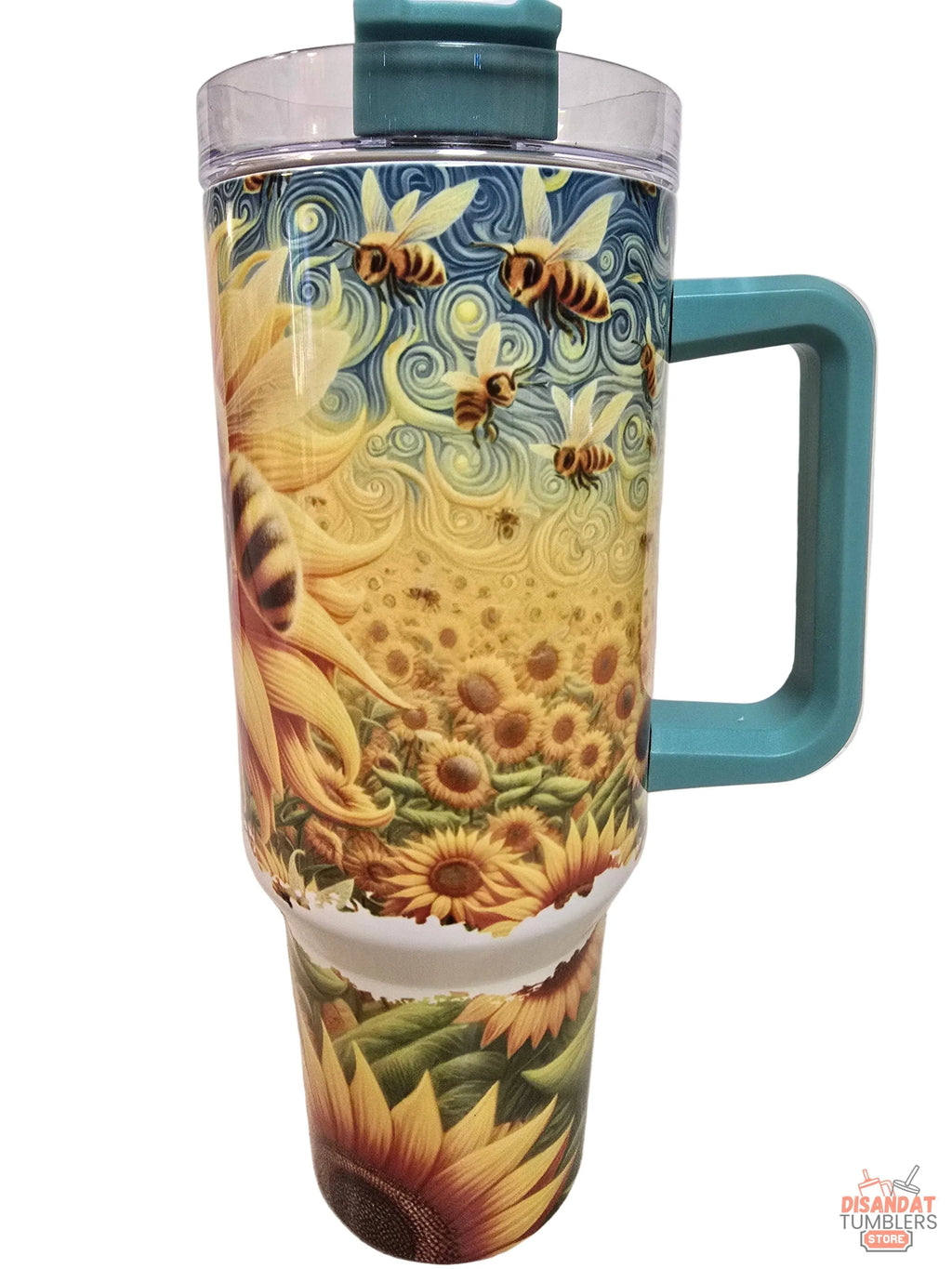 Sunflower🌻 Bumble Bee 🐝 40oz Tumbler Dis An Dat Tumbler Store