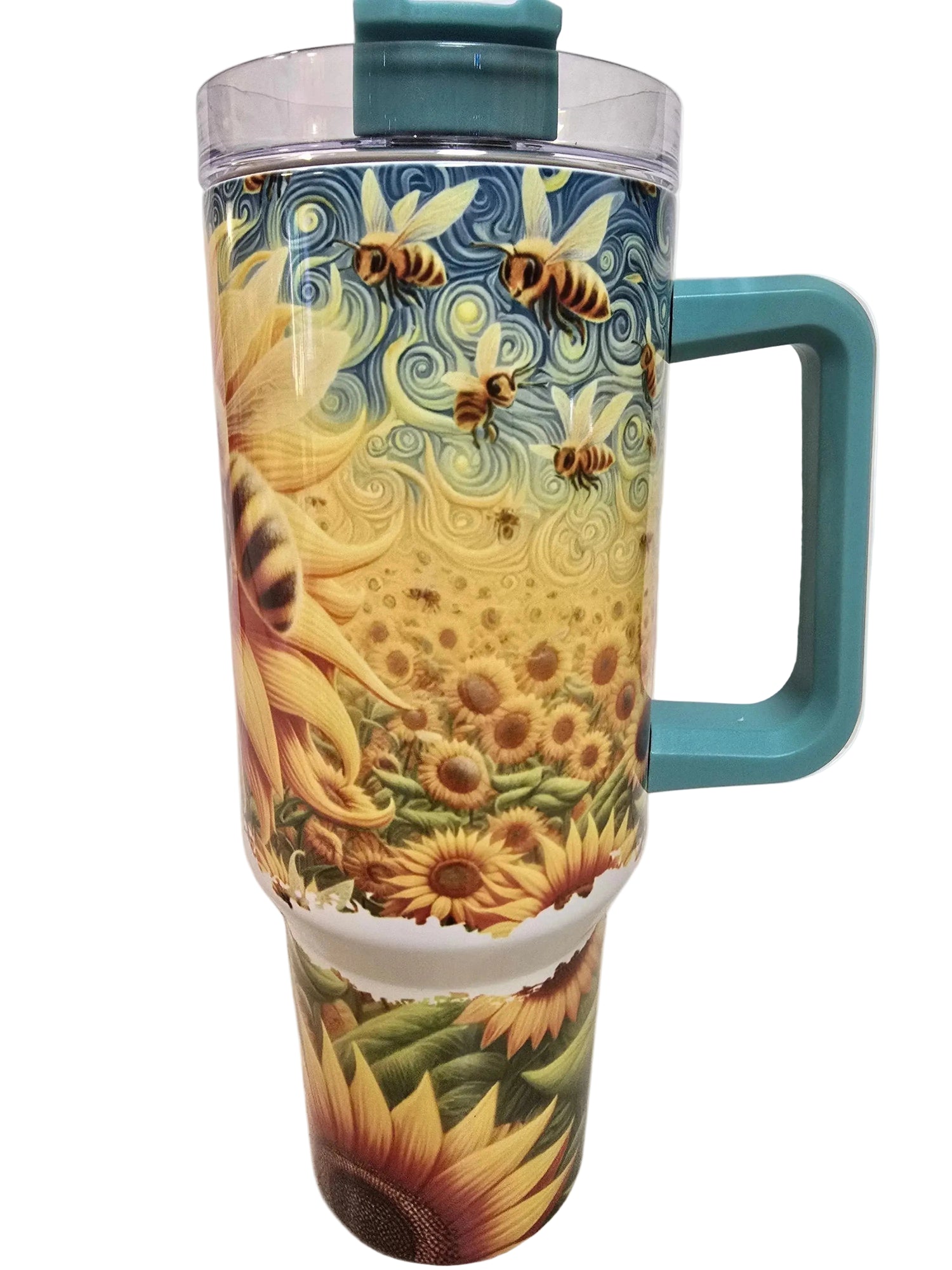Sunflower🌻 Bumble Bee 🐝 40oz Tumbler Dis An Dat Tumbler Store