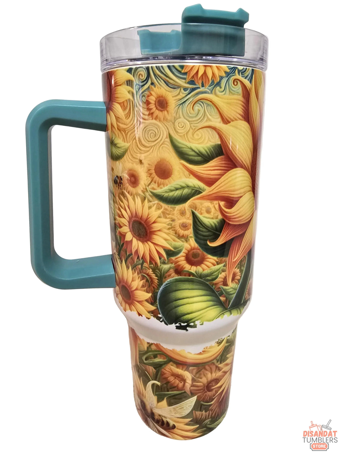 Sunflower🌻 Bumble Bee 🐝 40oz Tumbler Dis An Dat Tumbler Store