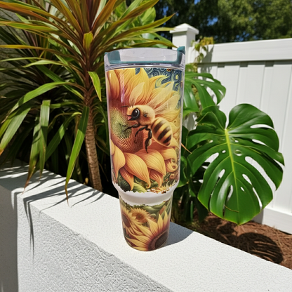 Sunflower🌻 Bumble Bee 🐝 40oz Tumbler Dis An Dat Tumbler Store