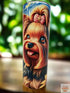 Sunflowers with Adorable Yorkie 20oz Tumbler DisAnDat