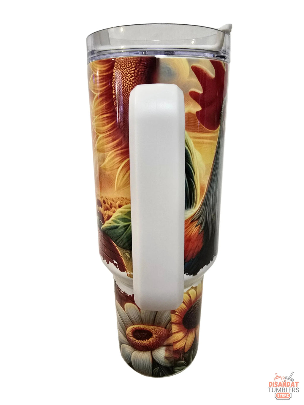 Sunrise Rooster 40oz Tumbler - Dis An Dat Tumbler Store