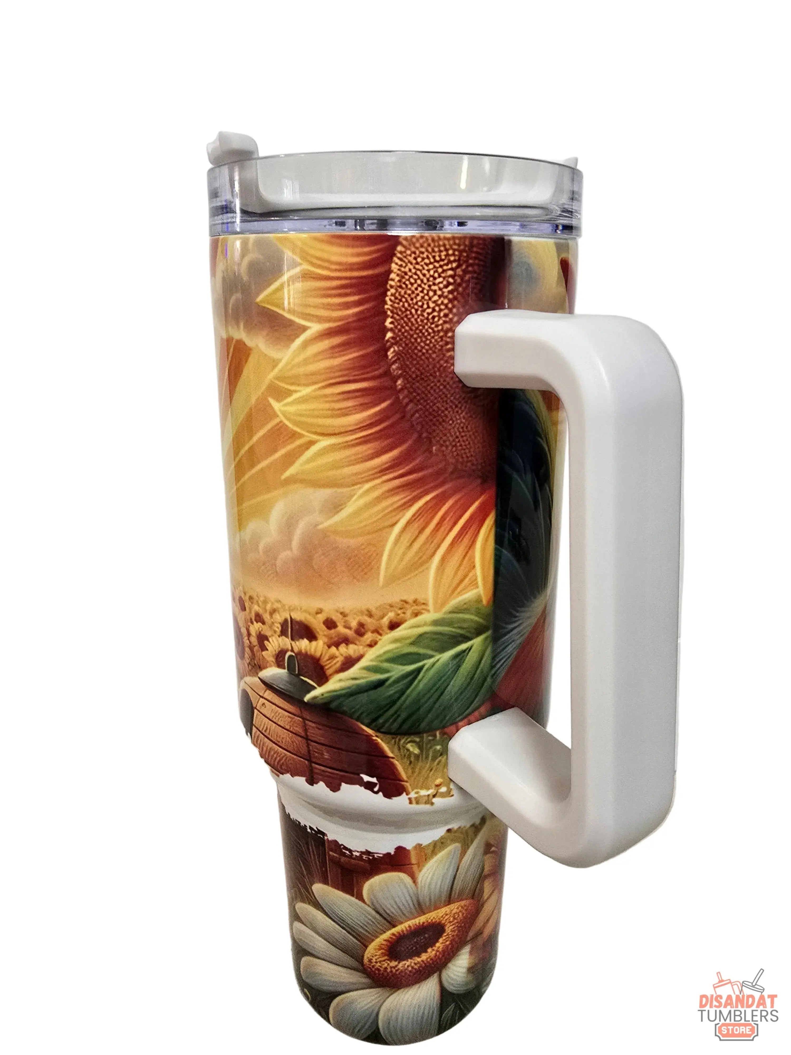 Sunrise Rooster 40oz Tumbler - Dis An Dat Tumbler Store