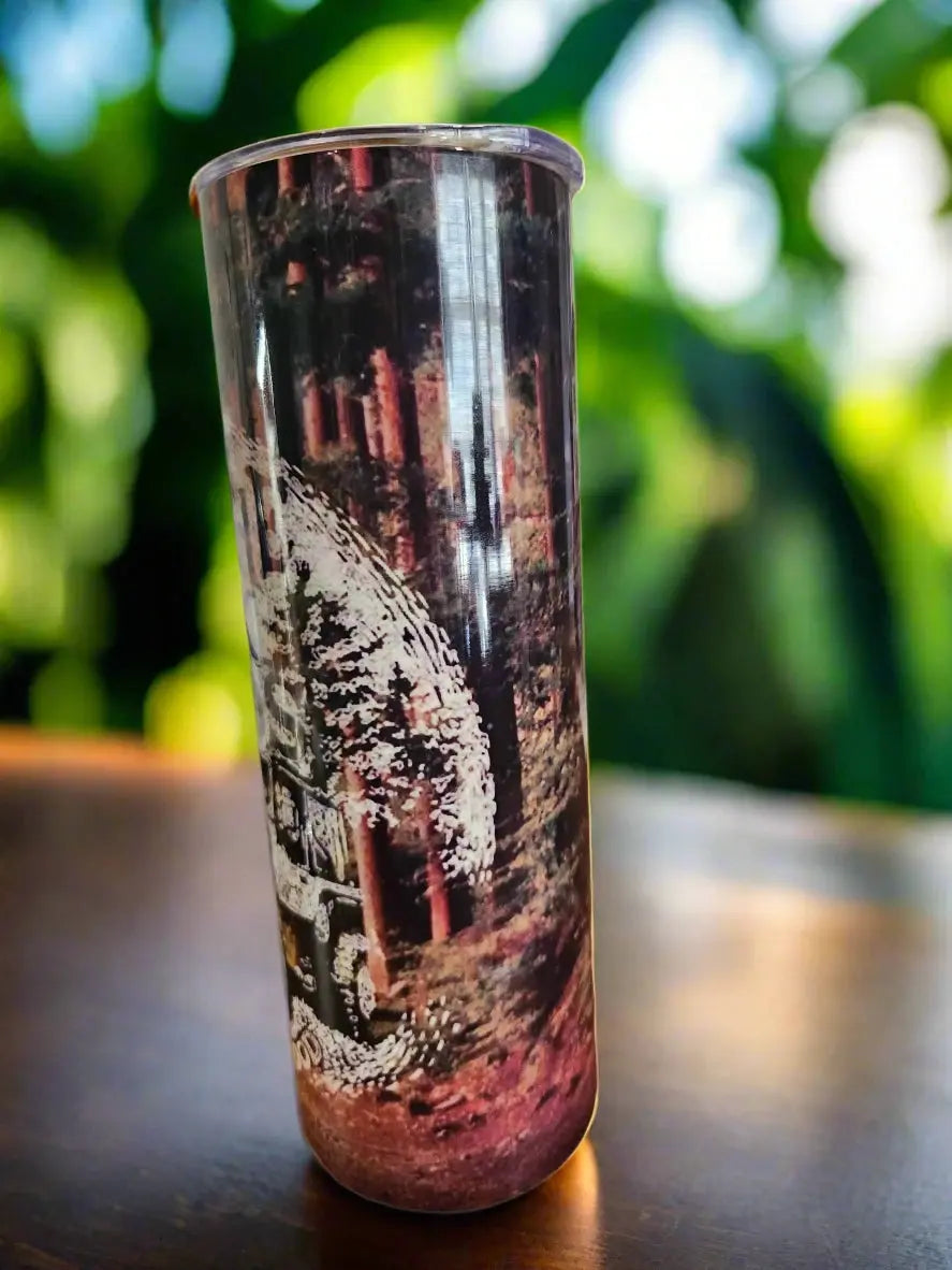 New Custom Jeep Back Roads Tumblers - Image #3