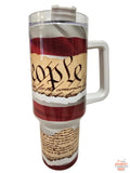 We the people Patriotic 40oz Tumbler Dis An Dat Tumbler Store