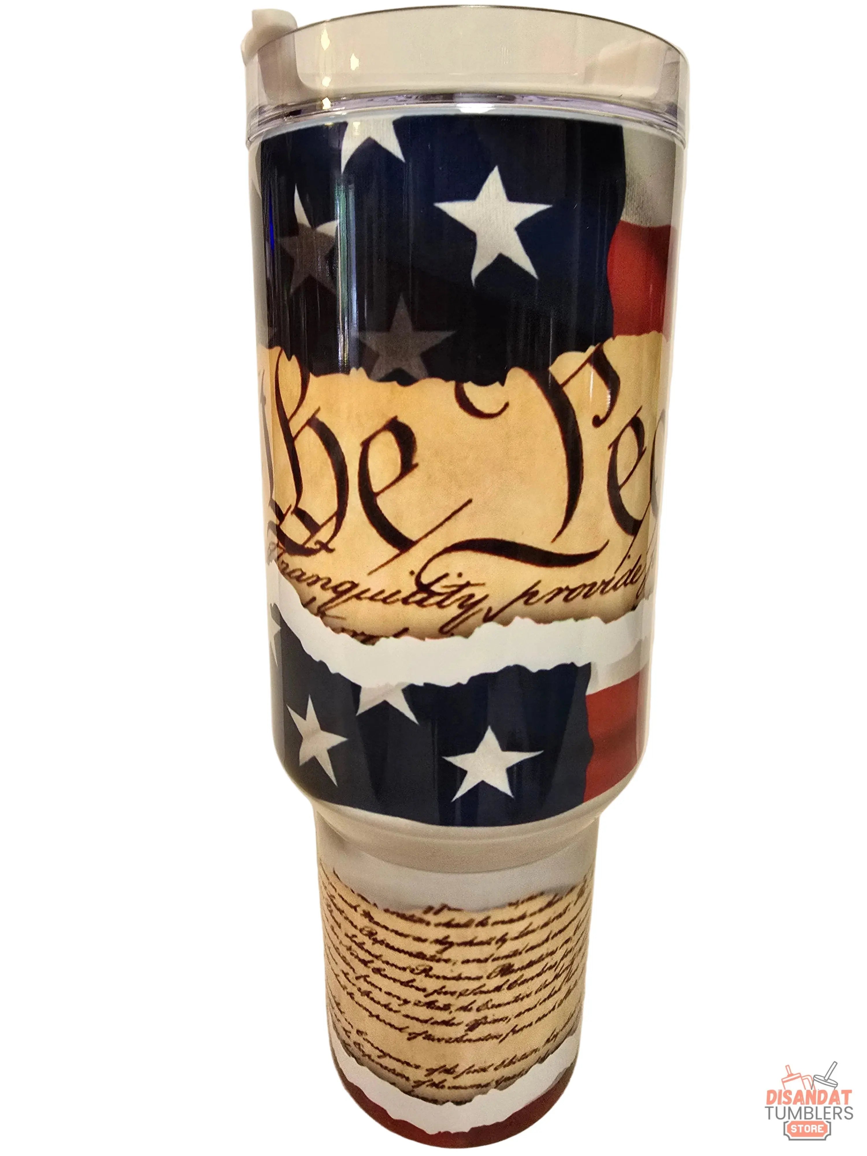 We the people Patriotic 40oz Tumbler Dis An Dat Tumbler Store