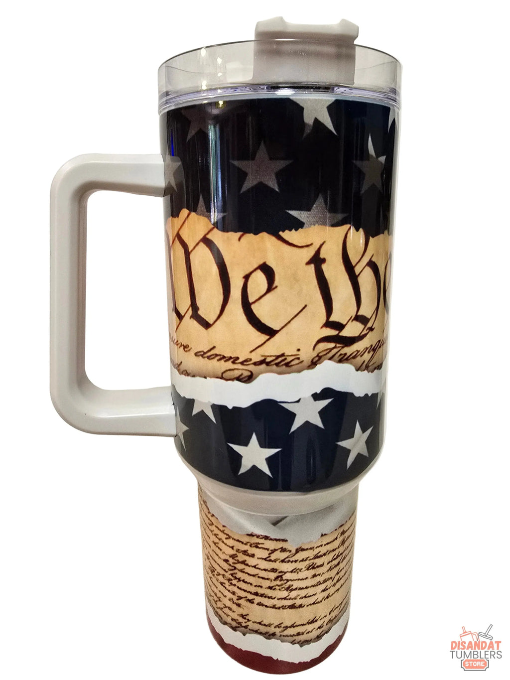 We the people Patriotic 40oz Tumbler Dis An Dat Tumbler Store