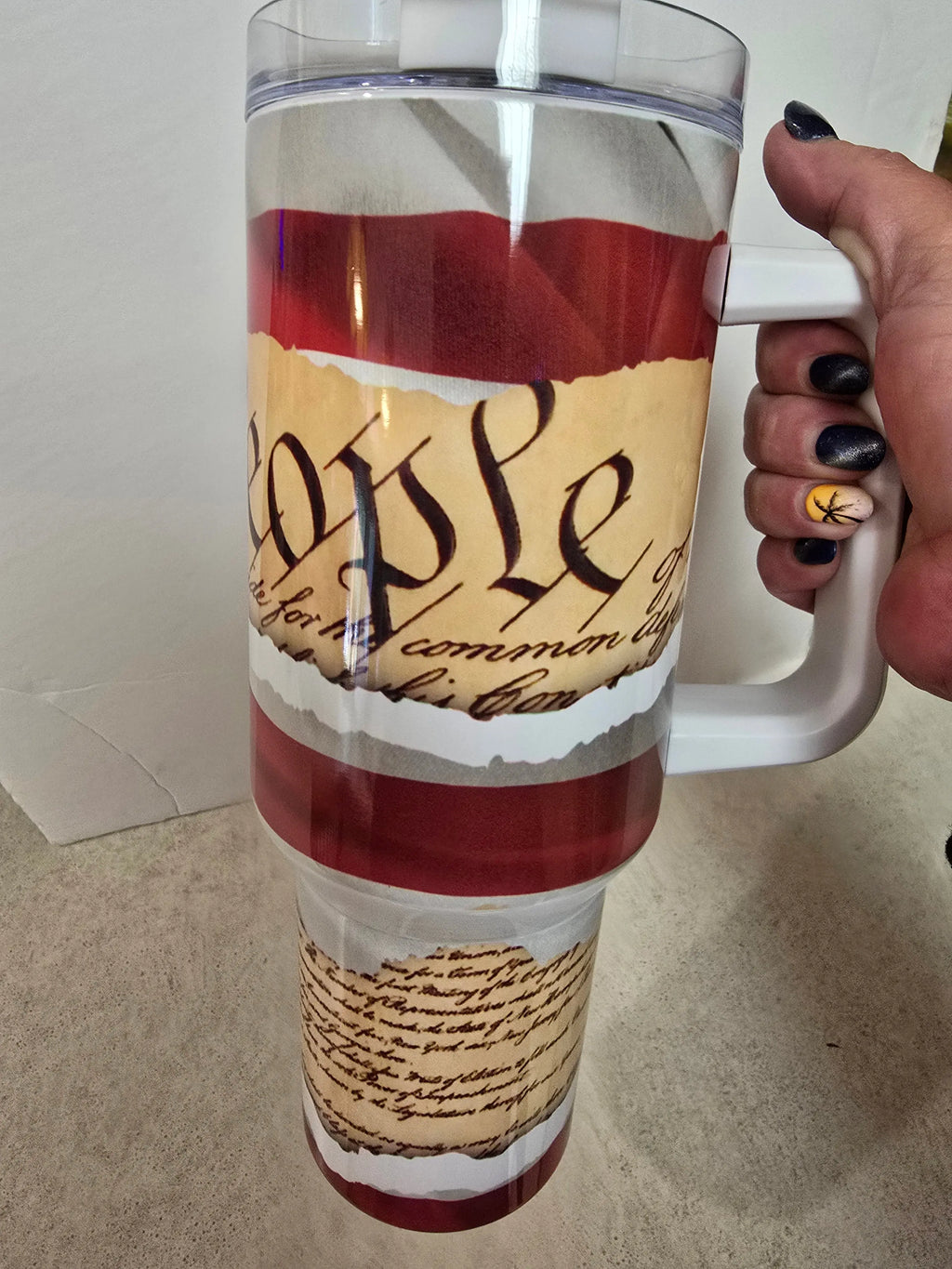 We the people Patriotic 40oz Tumbler Dis An Dat Tumbler Store