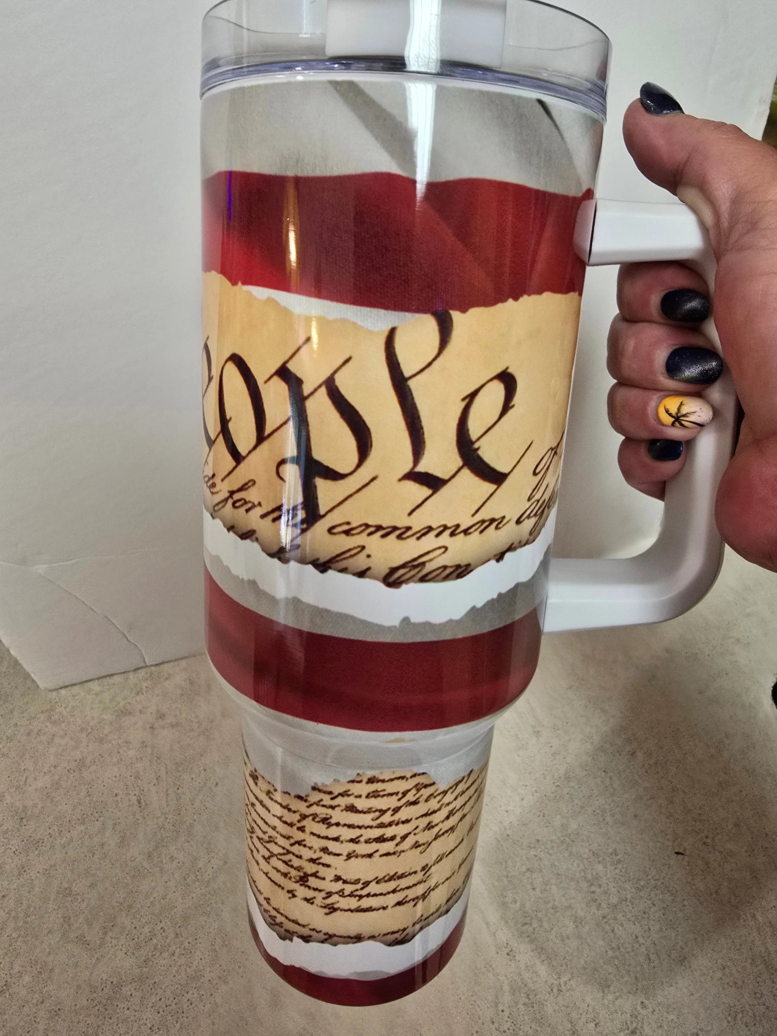 We the people Patriotic 40oz Tumbler Dis An Dat Tumbler Store