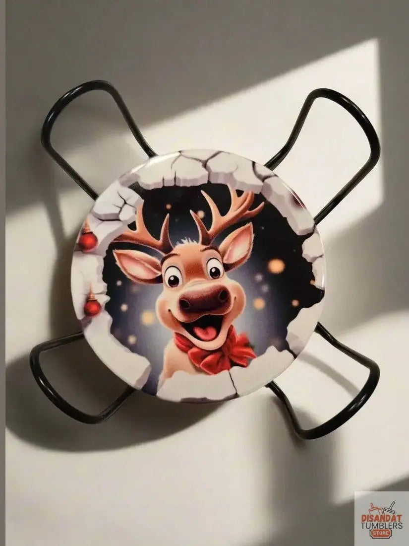 Winter Holiday Characters 3 Inch Round Coasters Dis An Dat Tumbler Store