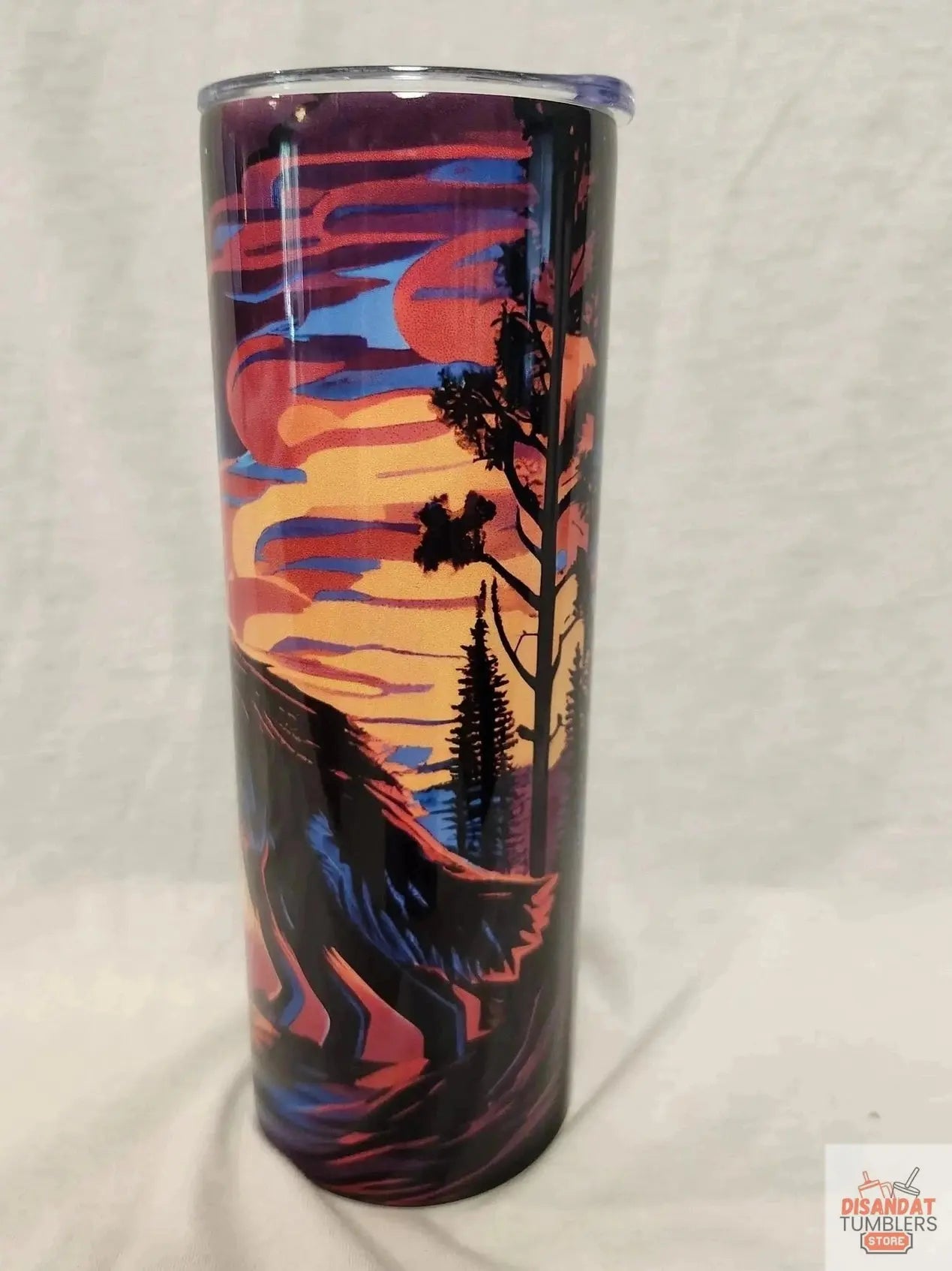 Wolf and Moon 20oz Tumbler DisAnDat