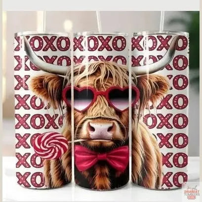 XOXO Heifer Love 20oz Tumbler Dis An Dat Tumbler Store