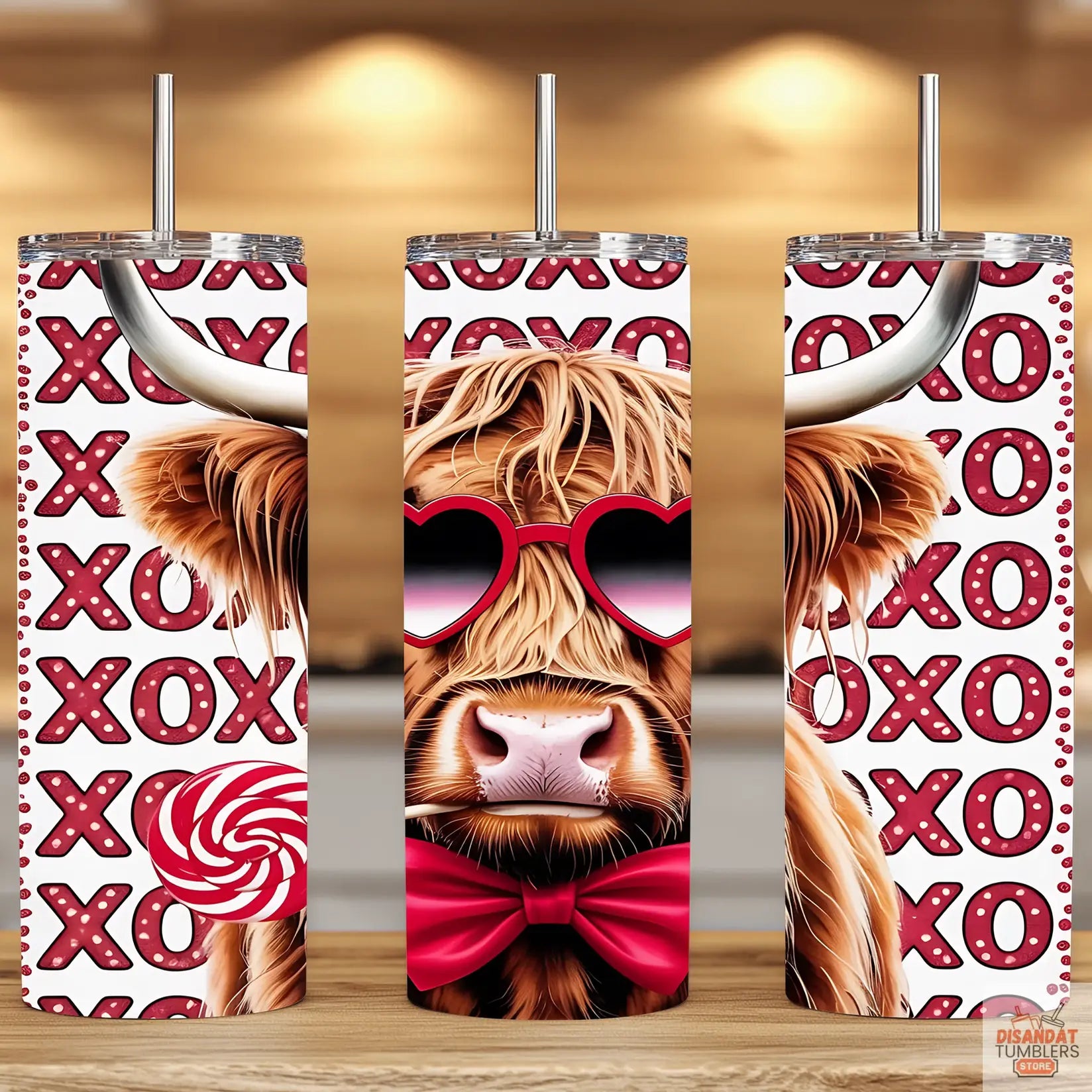 XOXO Heifer Love 20oz Tumbler - Dis An Dat Tumbler Store
