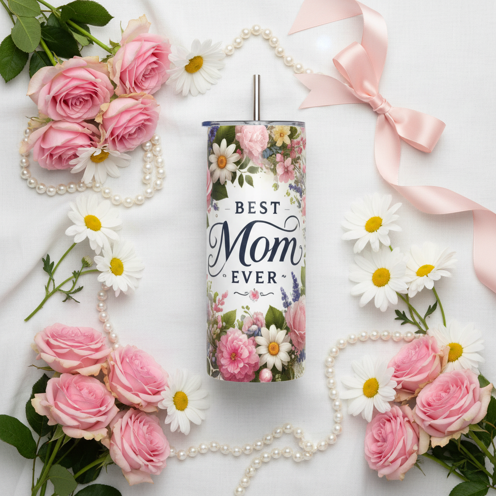 Best Mom Ever Roses - Flat Lay