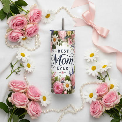 Best Mom Ever Roses - Flat Lay