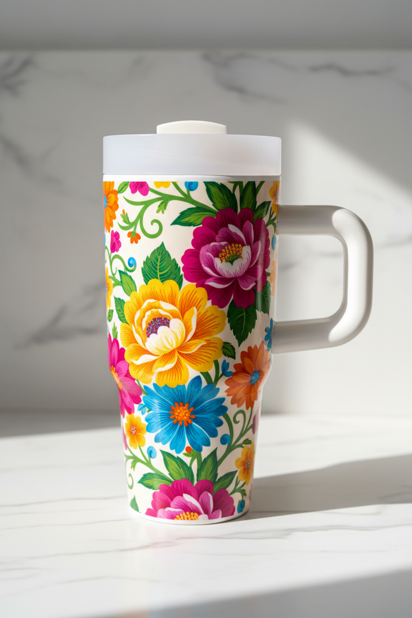 Custom 14oz Tumbler Lifestyle
