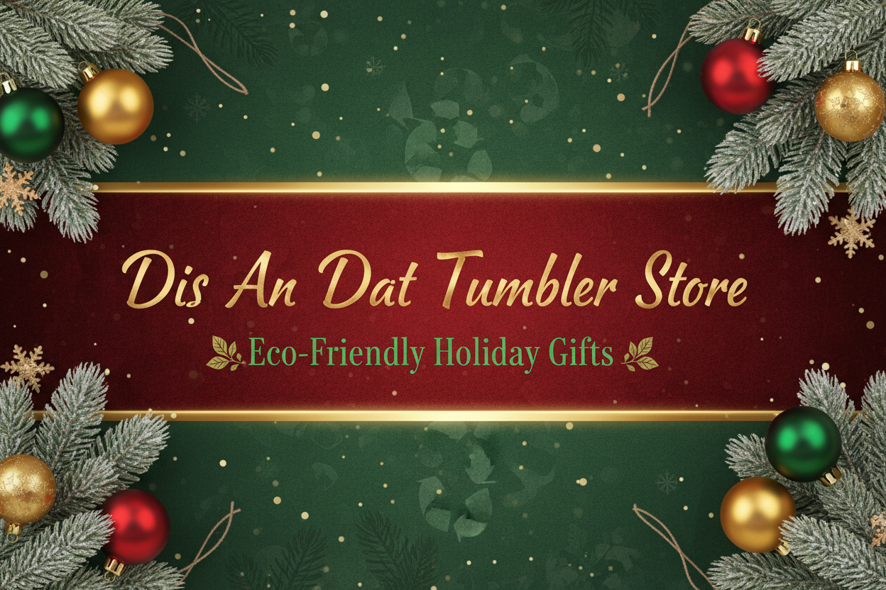 Dis An Dat Tumbler Store Christmas Banner