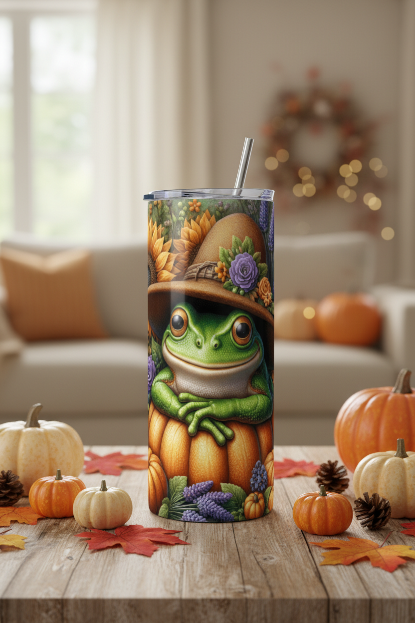 Frogs and Pumpkins Mockup