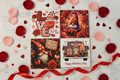 Gnome Valentine's coasters flat lay lifestyle