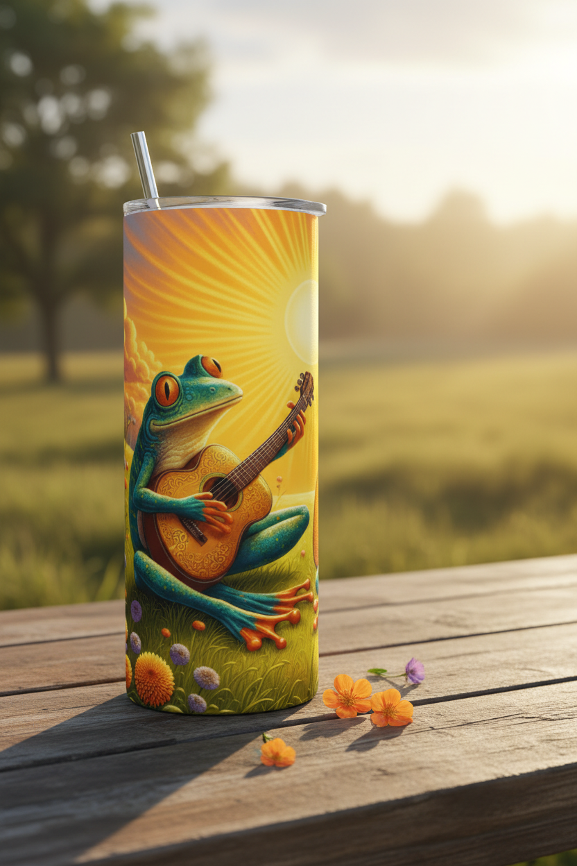 Guitar Frogs Mockup