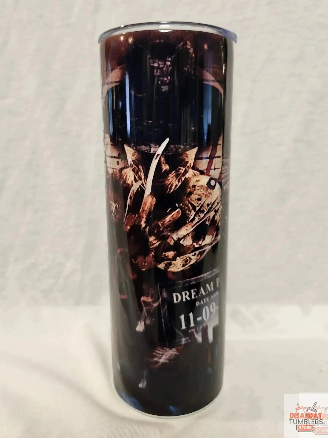 3 horror Characters designs 20oz tumbler - Dis An Dat Tumbler Store